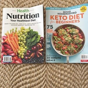🌴Be healthy! Set of 2 - Keto Diet for Beginners Magazine and Health Nutrition